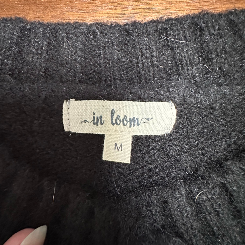 In Loom Embroidered Cardigan View 3